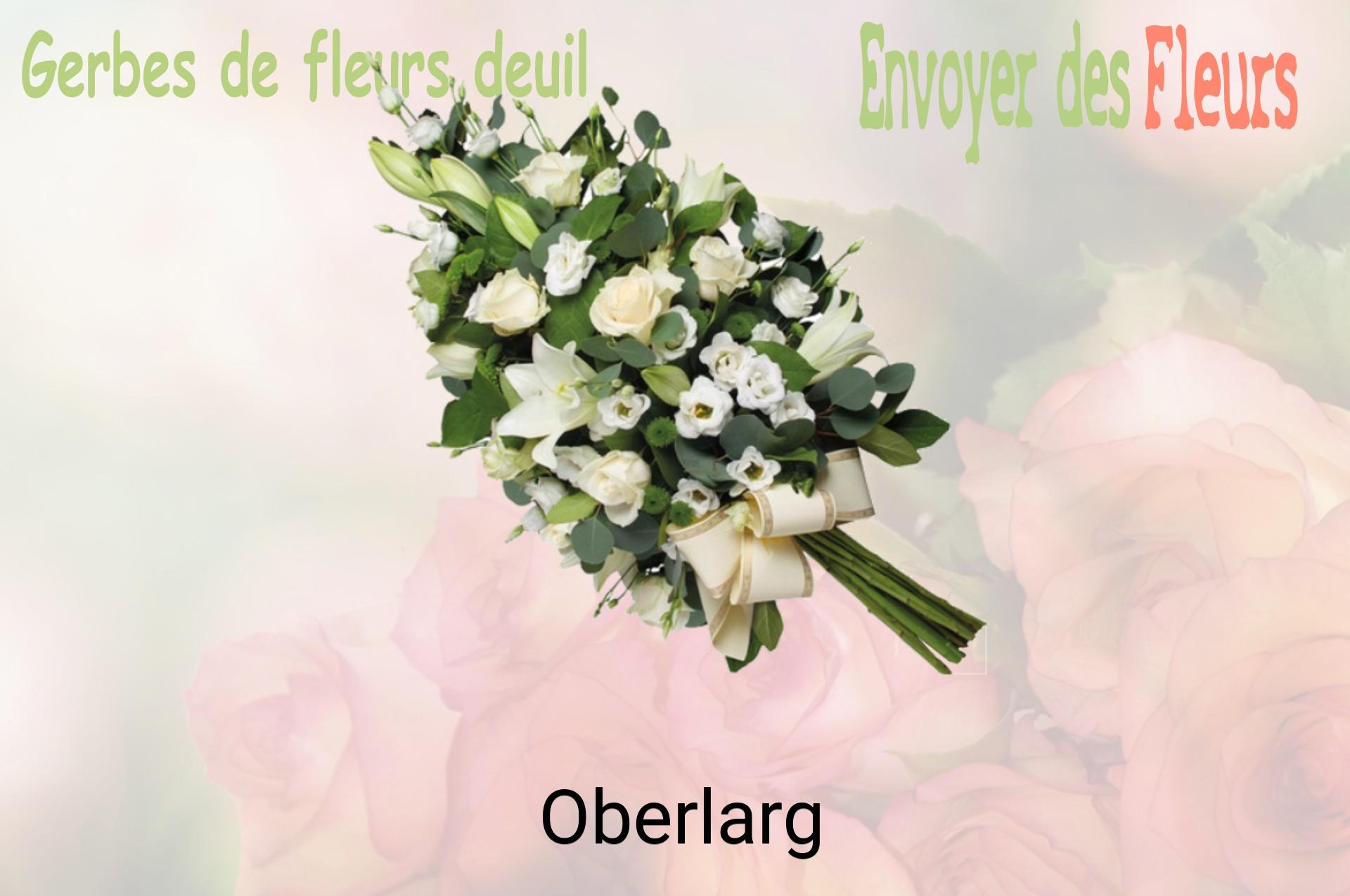 Gerbe de fleurs de deuil livrée à Oberlarg